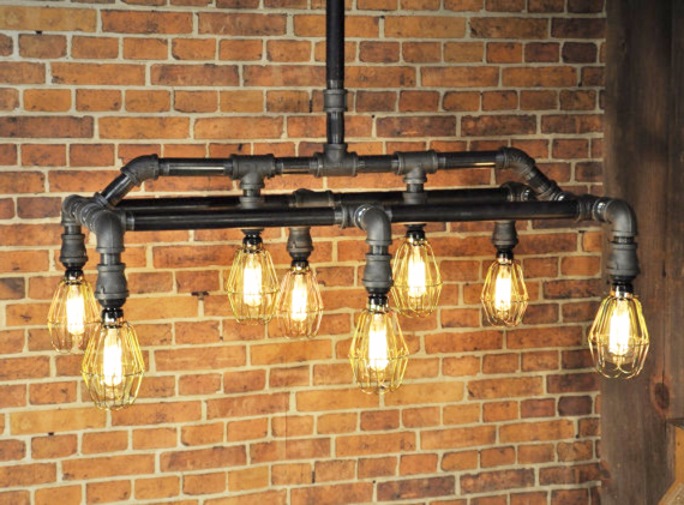 Стимпанк светильники - это люстры и лампы в викторианском стиле – старинные и металлические